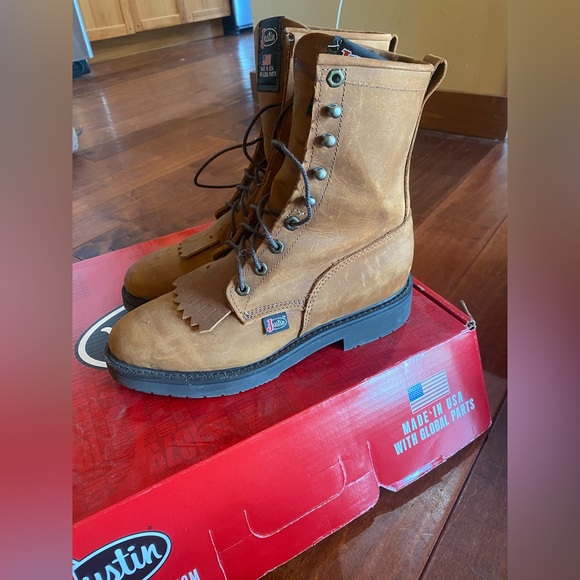 Justin Boots Shoes Justin Conductor Brown 8 Boots Poshmark